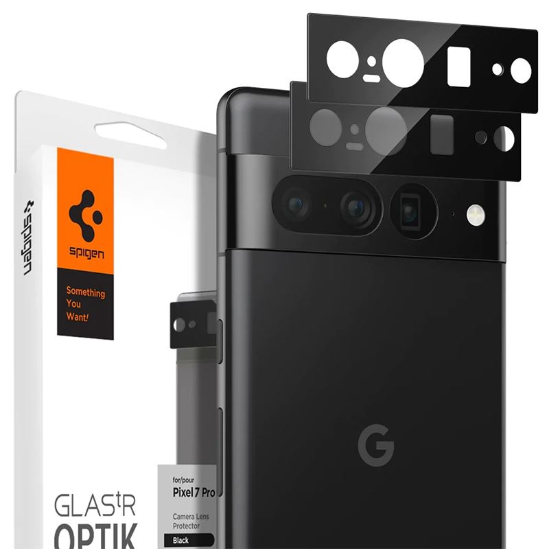 Spigen Glass Optik 2 P, black - Google Pixel 7 Pro