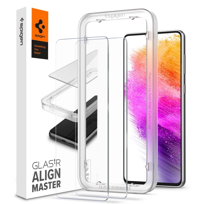 Spigen AlignMaster Glas.tR 2 Pack - Galaxy A73 5G