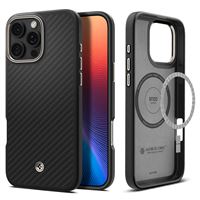 Spigen Enzo Aramid, black natural - iPhone 16 Pro Max