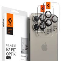 Spigen Glass tR EZ Fit Optik Pro 2 Pack, L-s - iPhone 16/15/14 Pro / 16/15/14 Pro Max