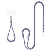 Spigen Universal Set 2 (Cross Body Strap 1P + Wrist Strap 1P + ConTag2 1P), deep purple