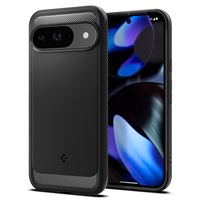 Spigen Rugged Armor, matte black - Google Pixel 9 Pro/Pixel 9