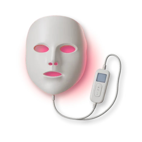 Pokrytí obličeje konkurenční LED maskou