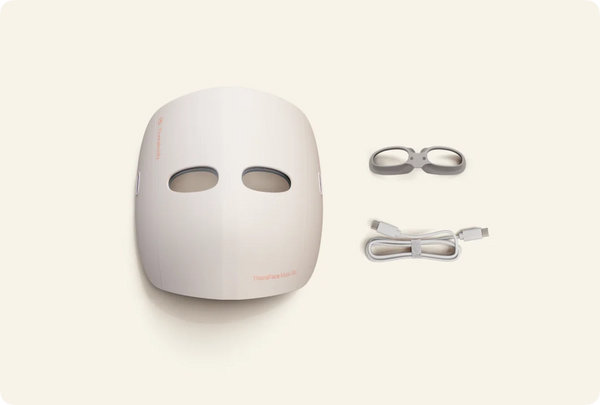 Maska TheraFace Mask Glo, ochranné štíty na oči a nabíjecí kabel