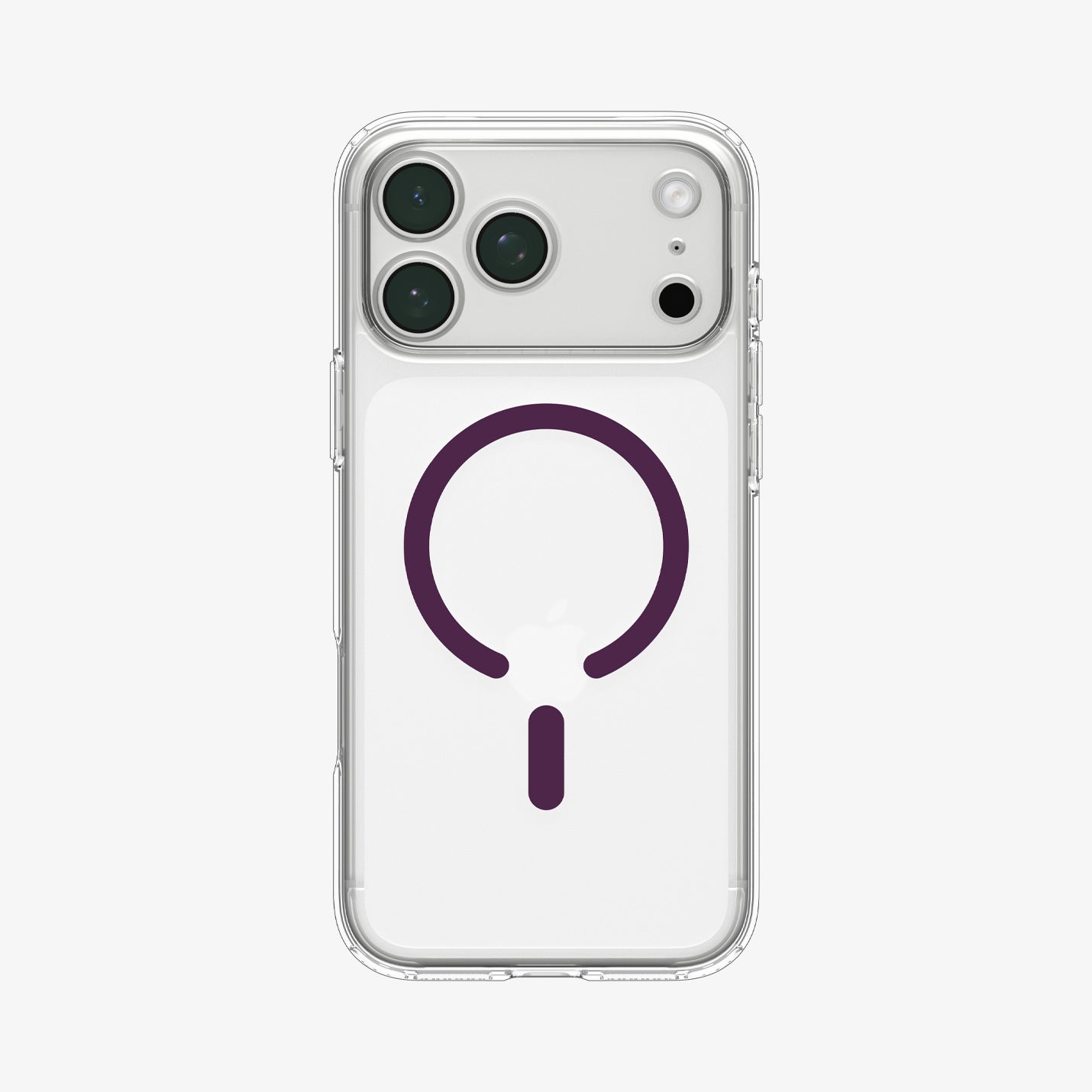 Spigen Ultra Hybrid MagSafe, clear dark cherry - iPhone 18 Pro Max/17 Pro Max