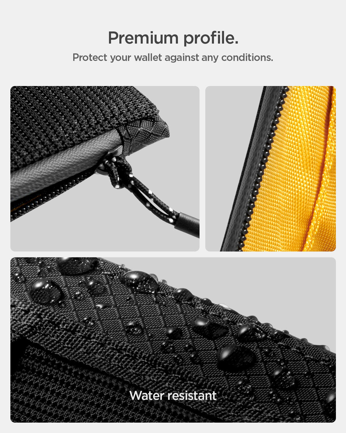 Spigen Soft Card Wallet, black