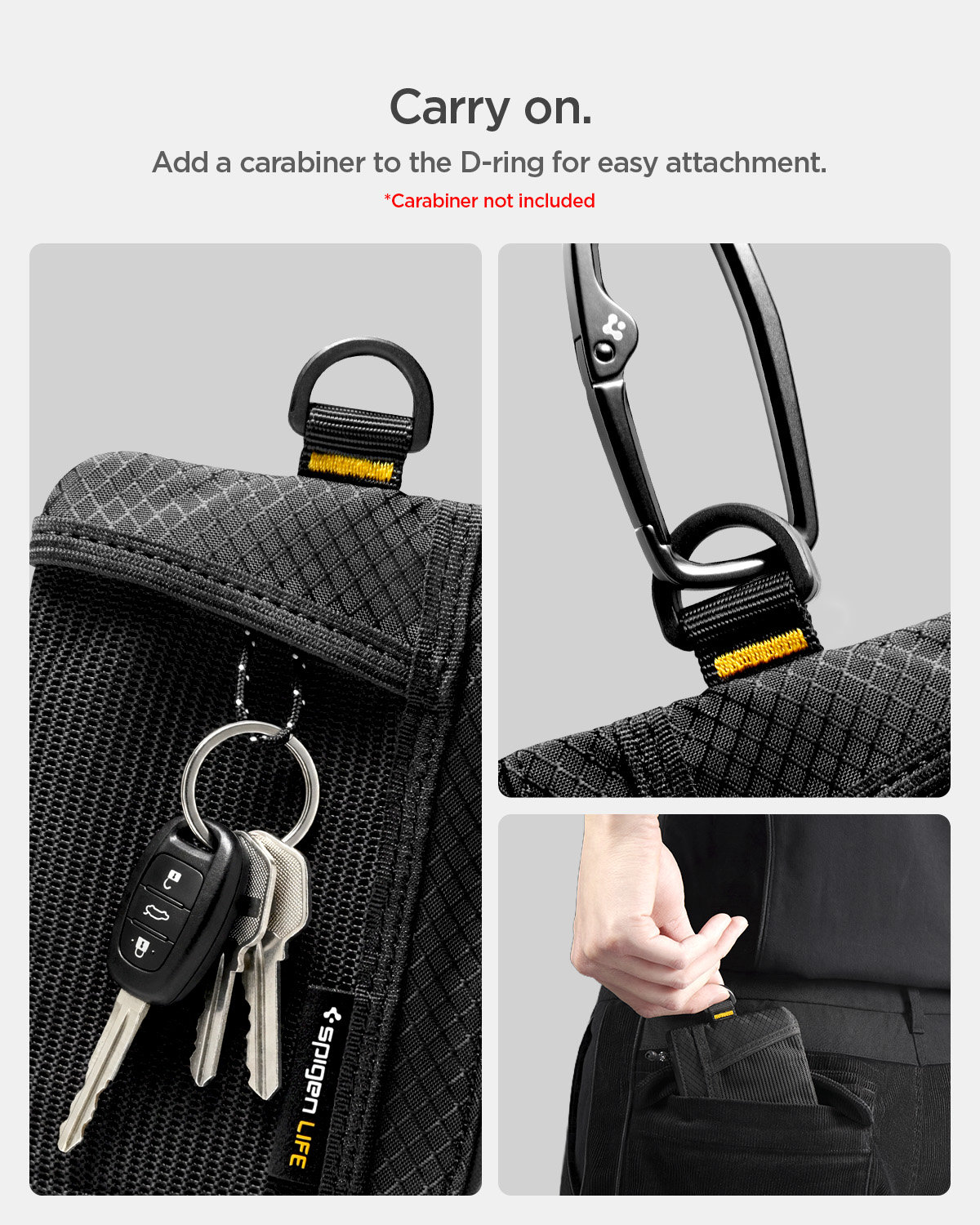 Spigen Soft Card Wallet, black