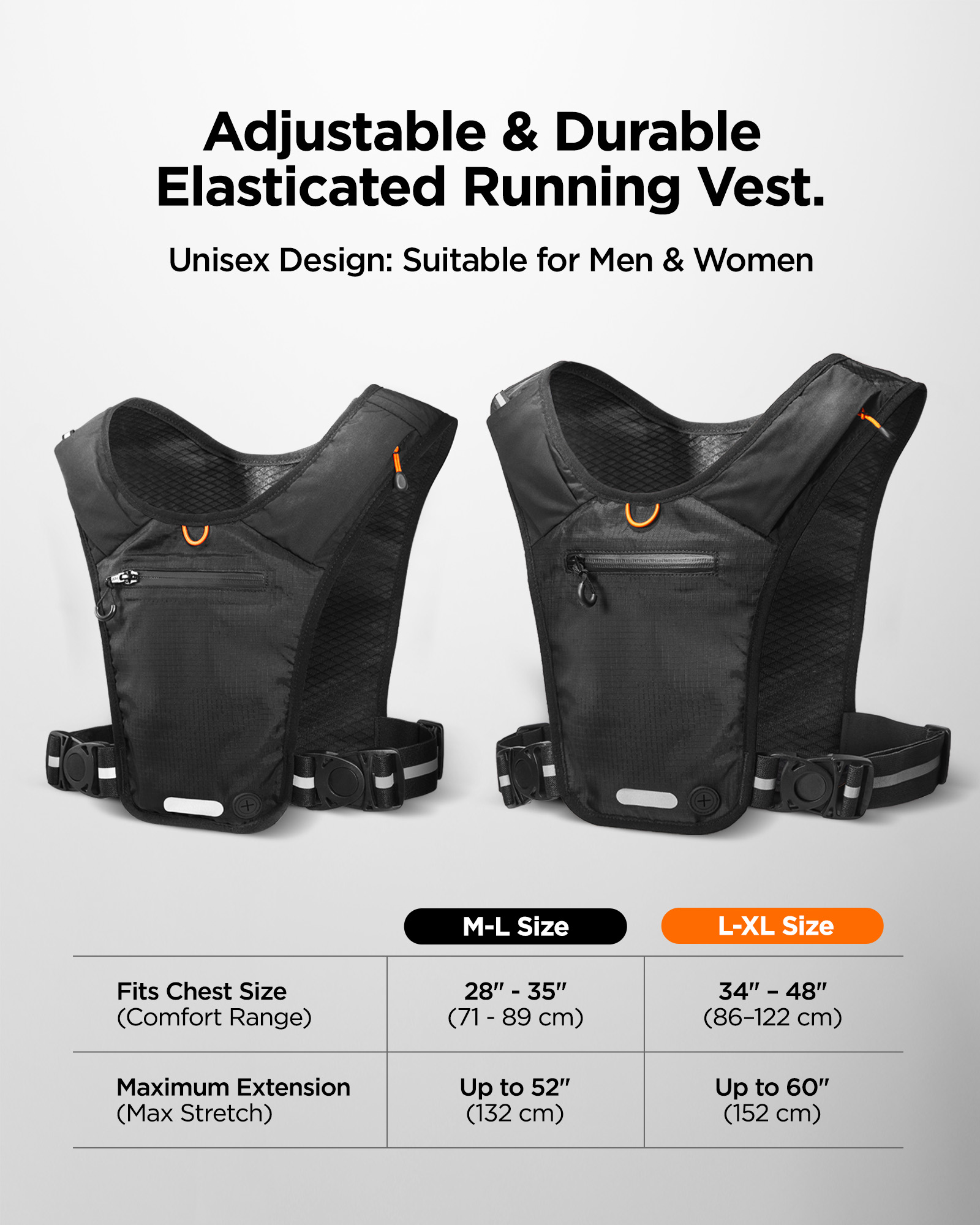 Běžecká vesta Spigen Dynamic Shield (L-XL), černá