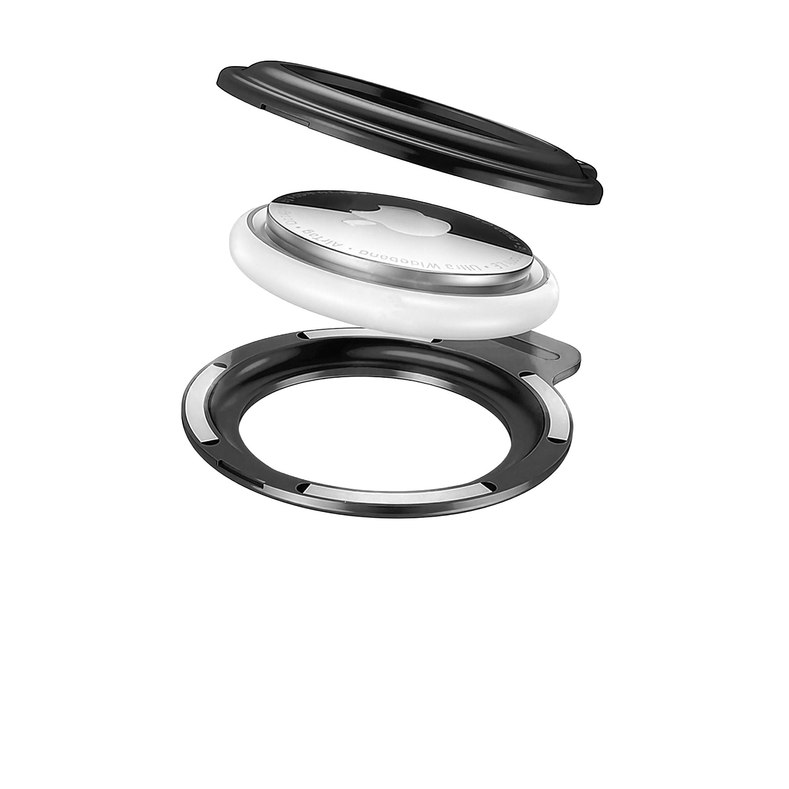 Breloc metalic Mobile Origin AT1 compatibila cu Apple AirTag, Negru 4 Lerato.ro