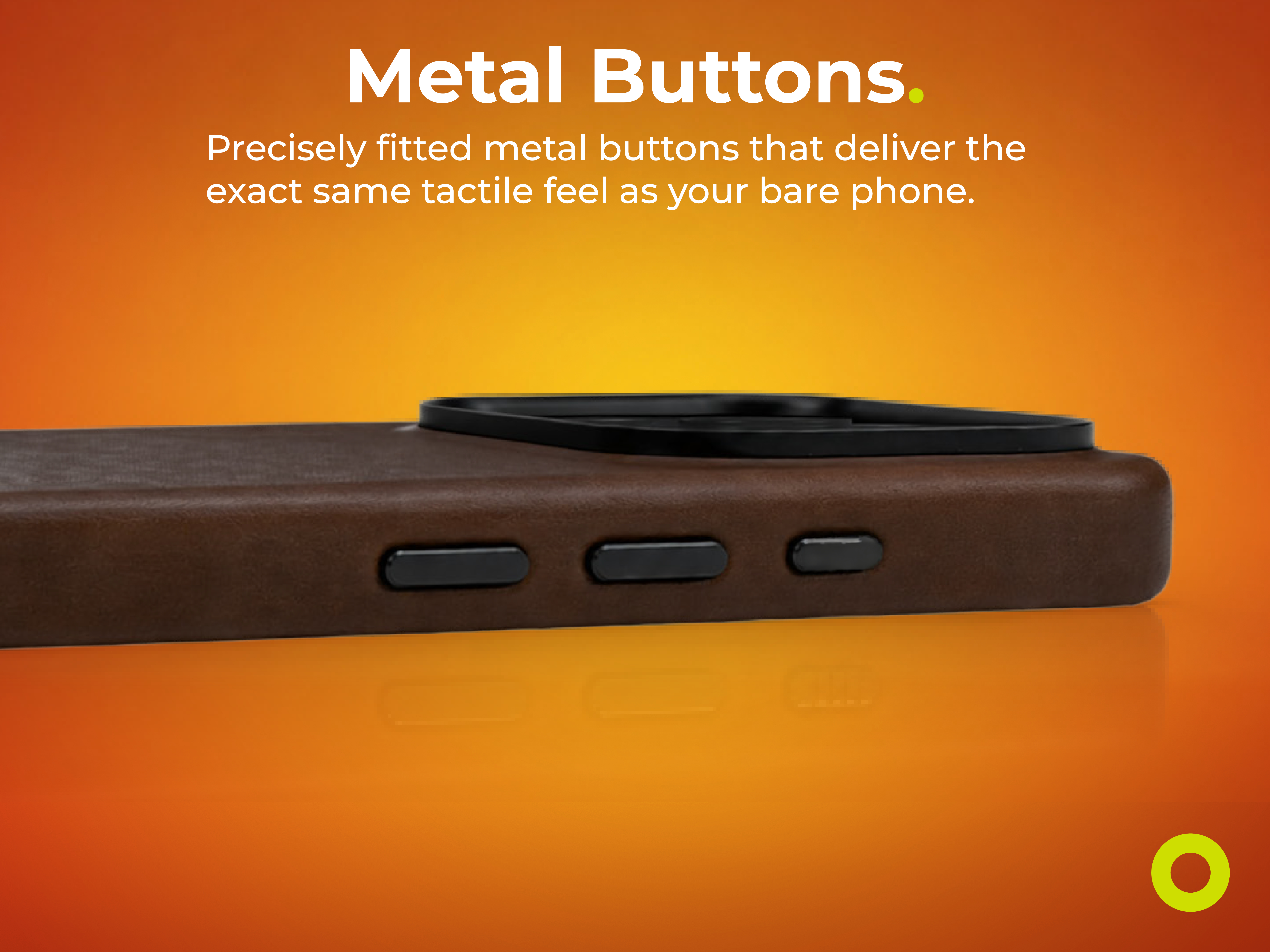 Husa Mobile Origin Leather Case cu MagSafe compatibila cu iPhone 18 Pro / 17 Pro, Maro 4 Lerato.ro