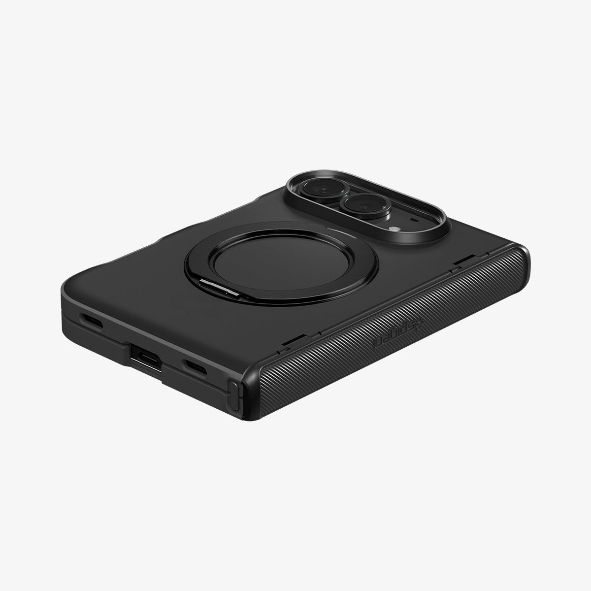Spigen Slim Armor Pro S MagSafe, black - iPhone Duo
