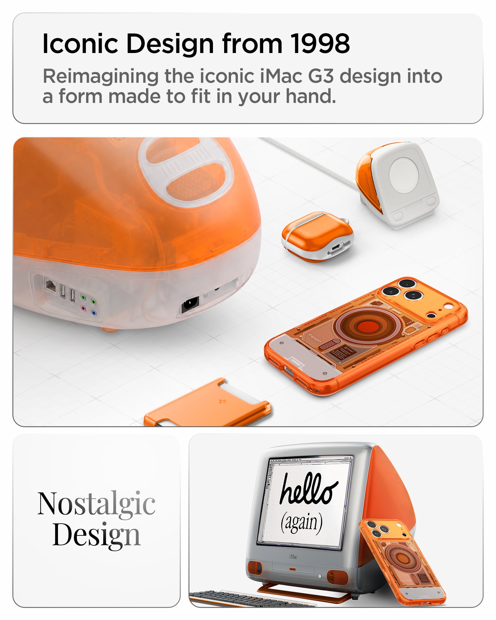 Spigen Ultra Hybrid MagSafe, c-one tangerine - iPhone 18 Pro Max/17 Pro Max