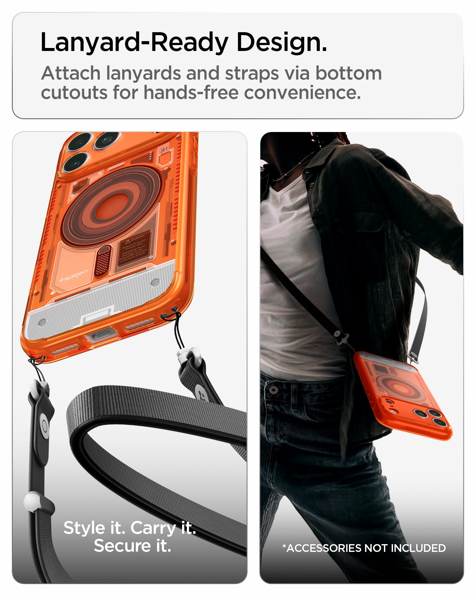 Spigen Ultra Hybrid MagSafe, c-one tangerine - iPhone 18 Pro Max/17 Pro Max