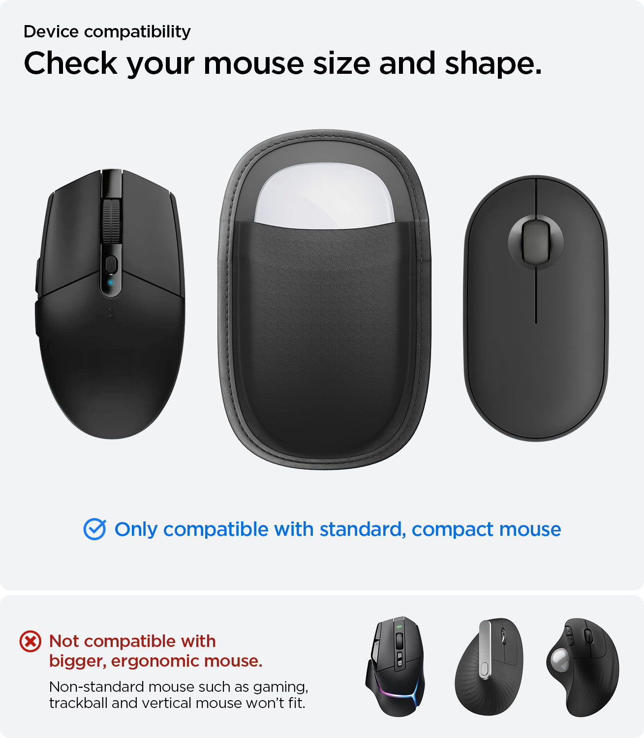 Spigen Mouse Sleeve LD220, black