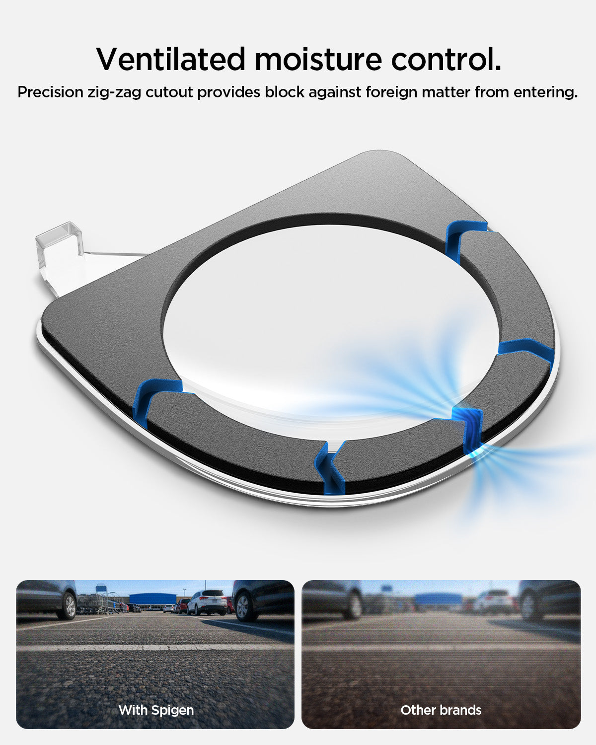 Spigen Tesla Front Camera Protector, black - Tesla Model Y(Juniper)